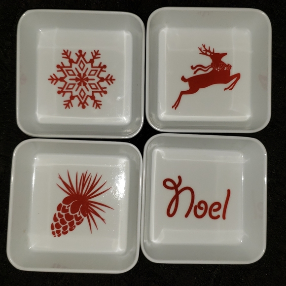 Vintage Unbranded Other - Four Pc Melamine Vintage 3" Square Bowls